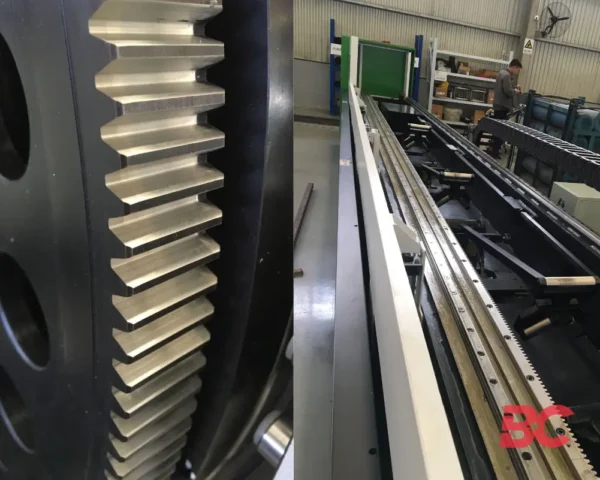 2-CHUCK HYTUBE Fiber Laser Pipe Cutting Machine with Auto Loading