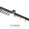3-CHUCK HEAVY TUBE CUT Fiber Laser Pipe Cutting Machine with Auto Loading