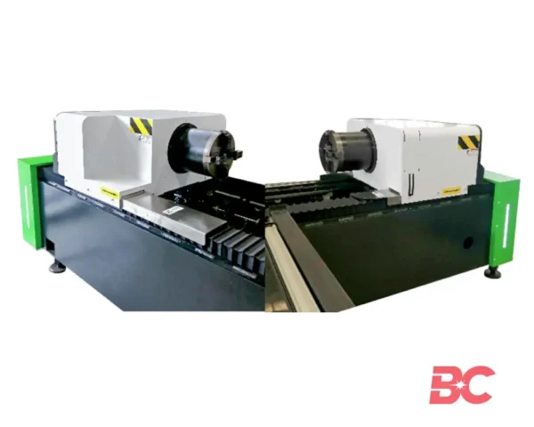 4-CHUCK HEAVY TUBE CUT Fiber Laser Pipe Cutting Machine with Auto Loading